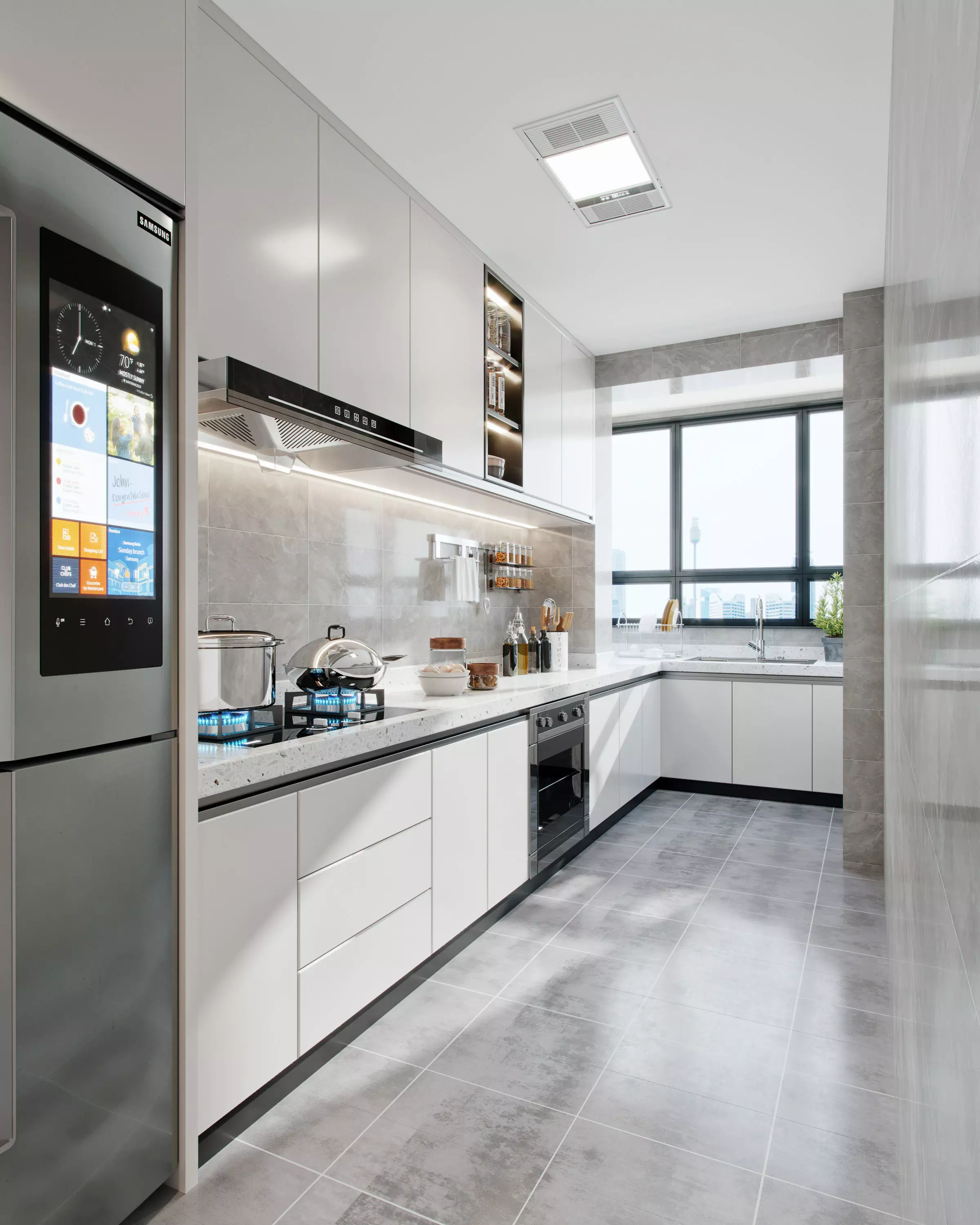 Apartment kitchen 8 3D model