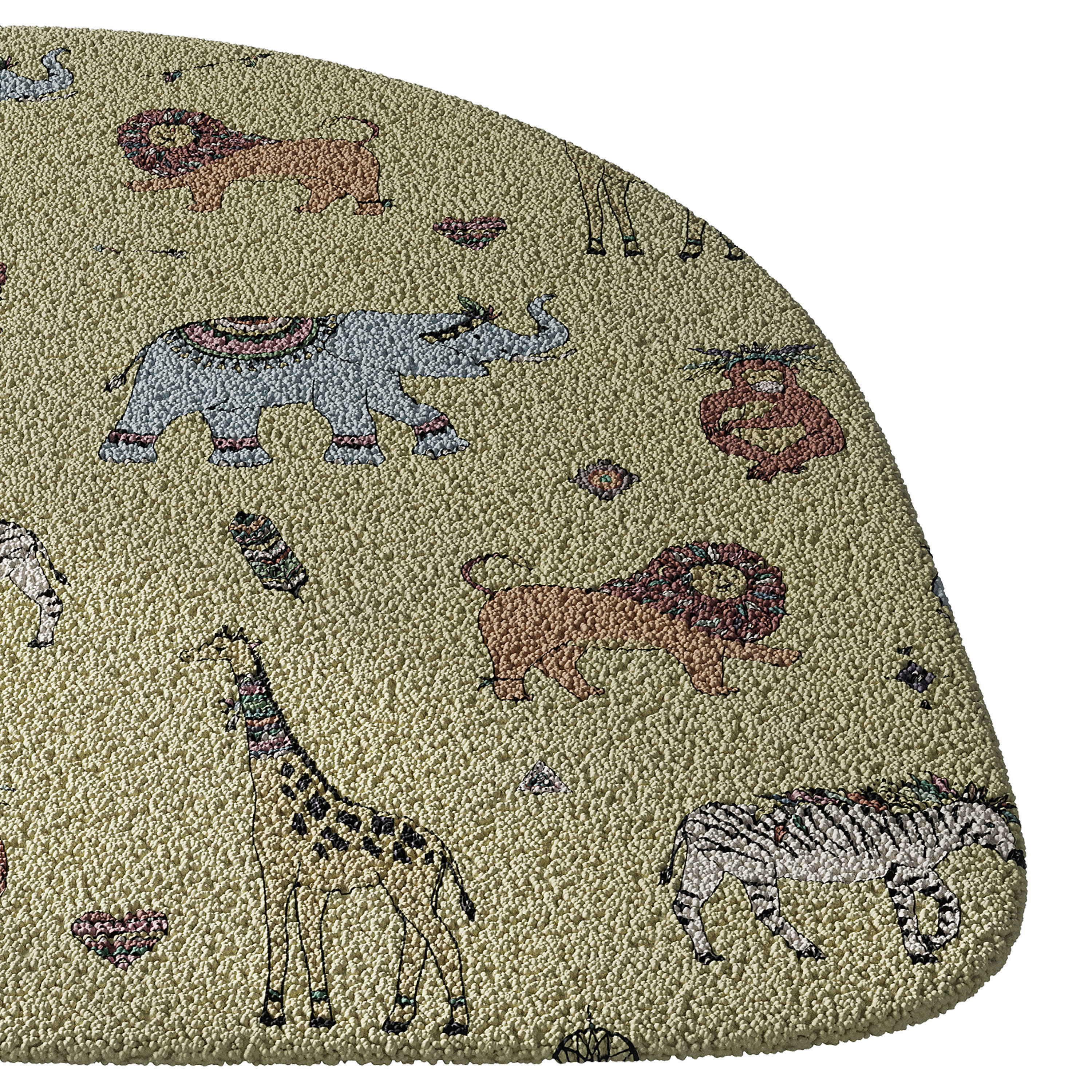 Kids carpet set 17 3D model_11