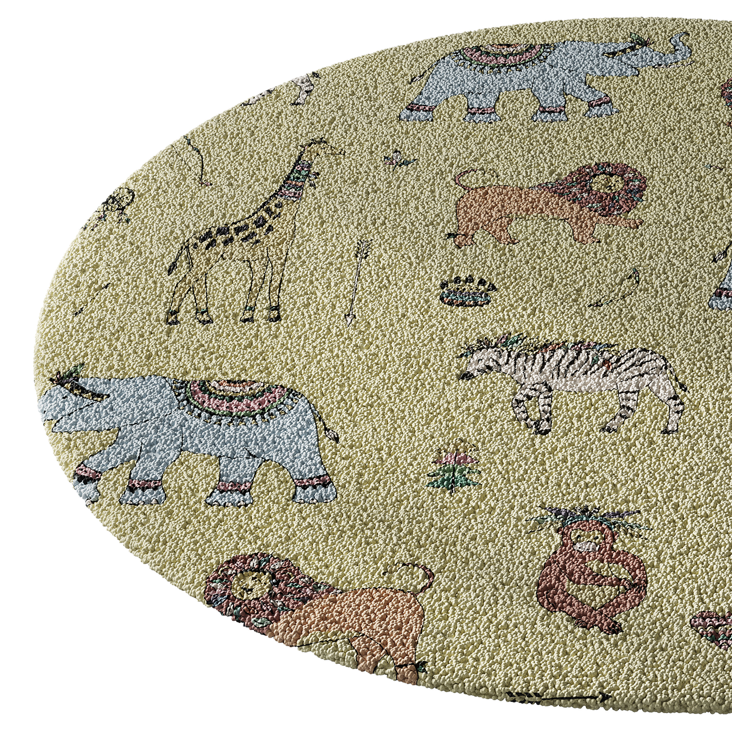 Kids carpet set 17 3D model_12