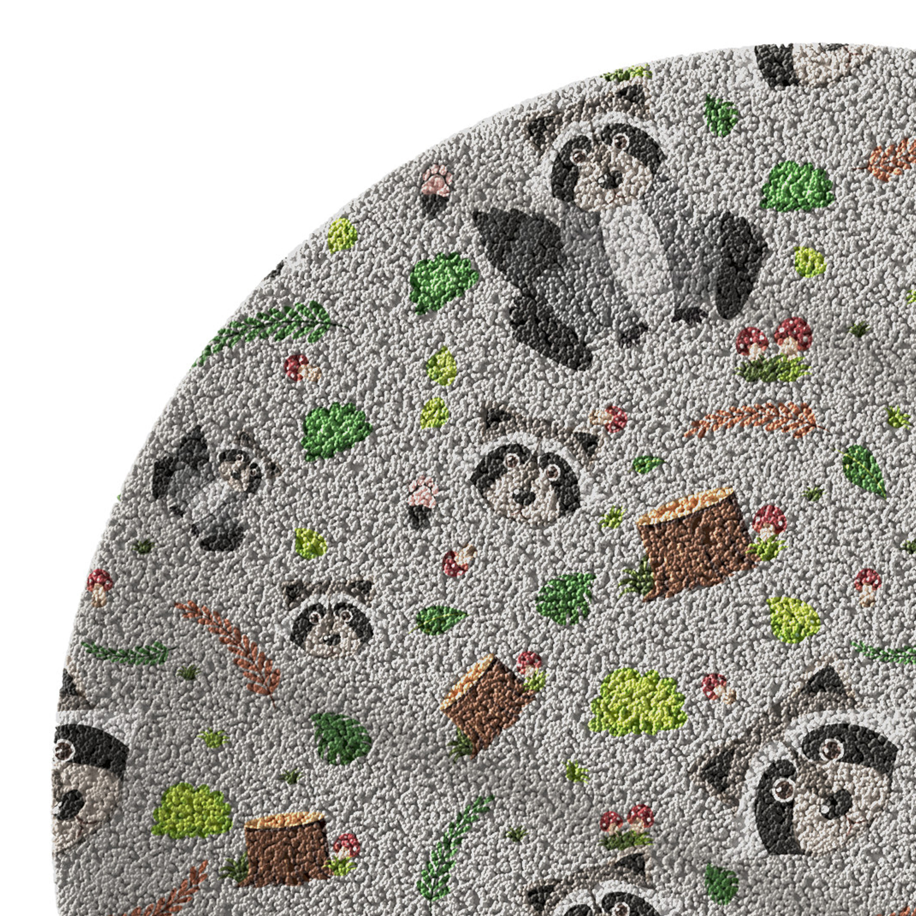 Kids carpet set 17 3D model_10