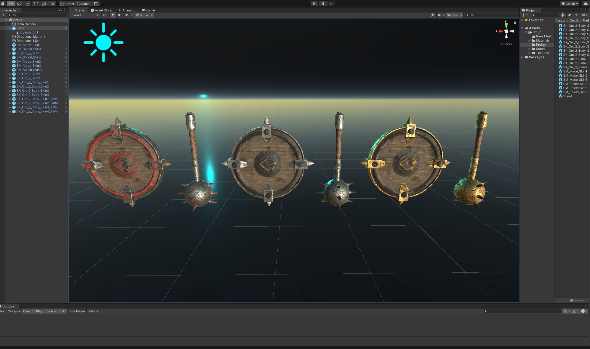 Orc 2 Low-poly 3D model_25