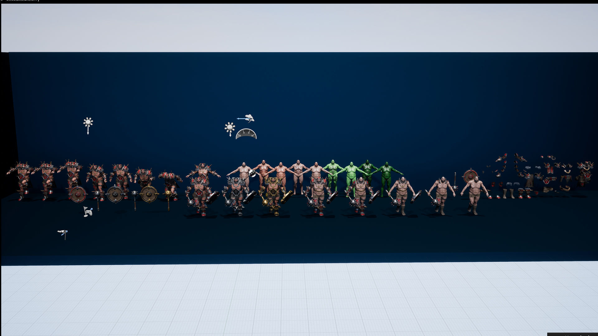 Orc 2 Low-poly 3D model_22