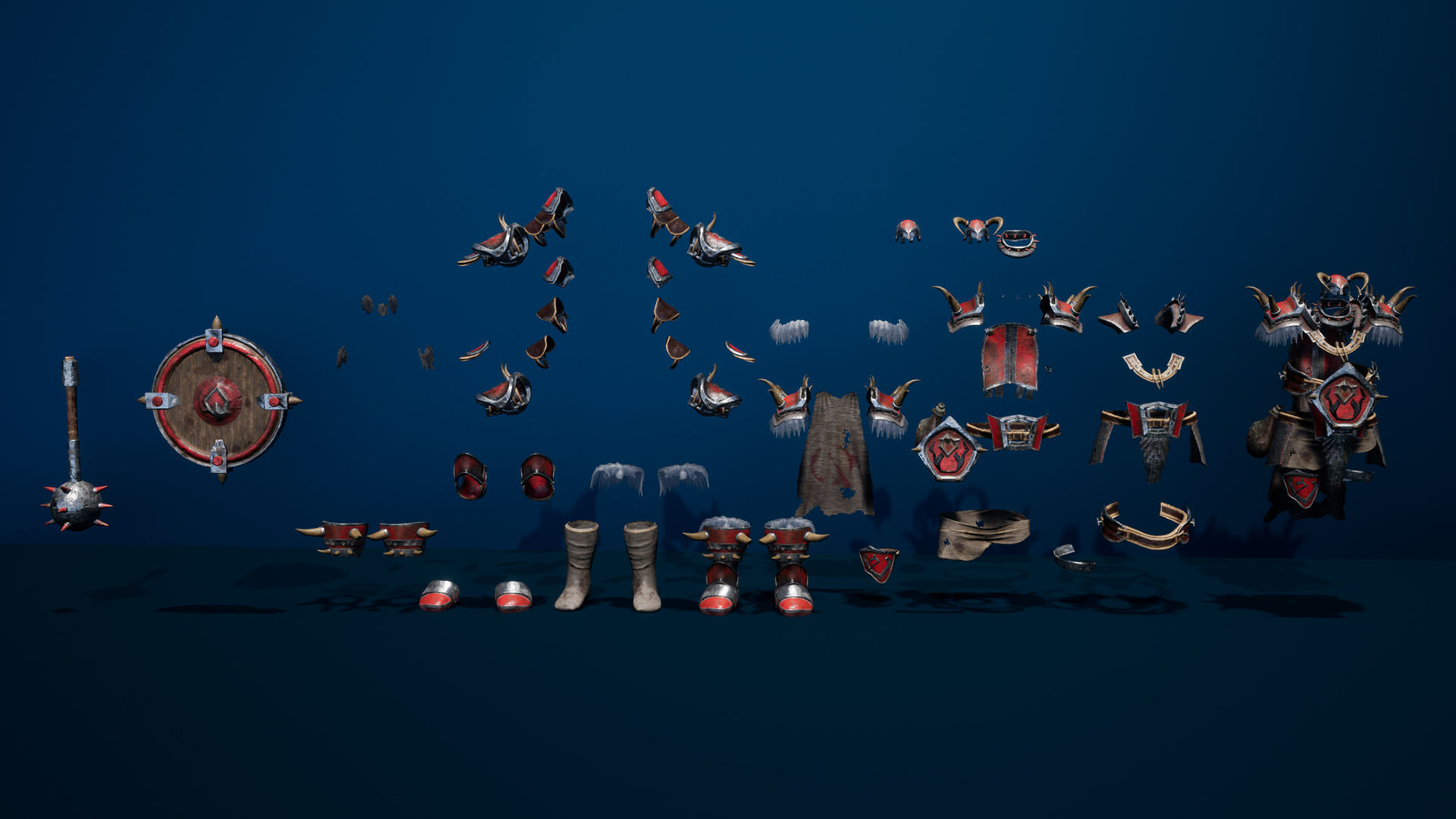 Orc 2 Low-poly 3D model_34