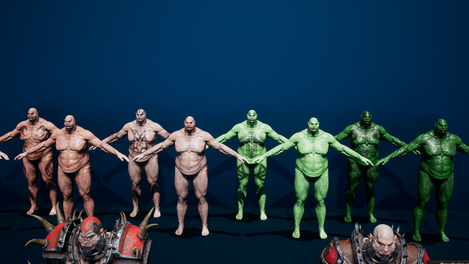 Orc 2 Low-poly 3D model_35