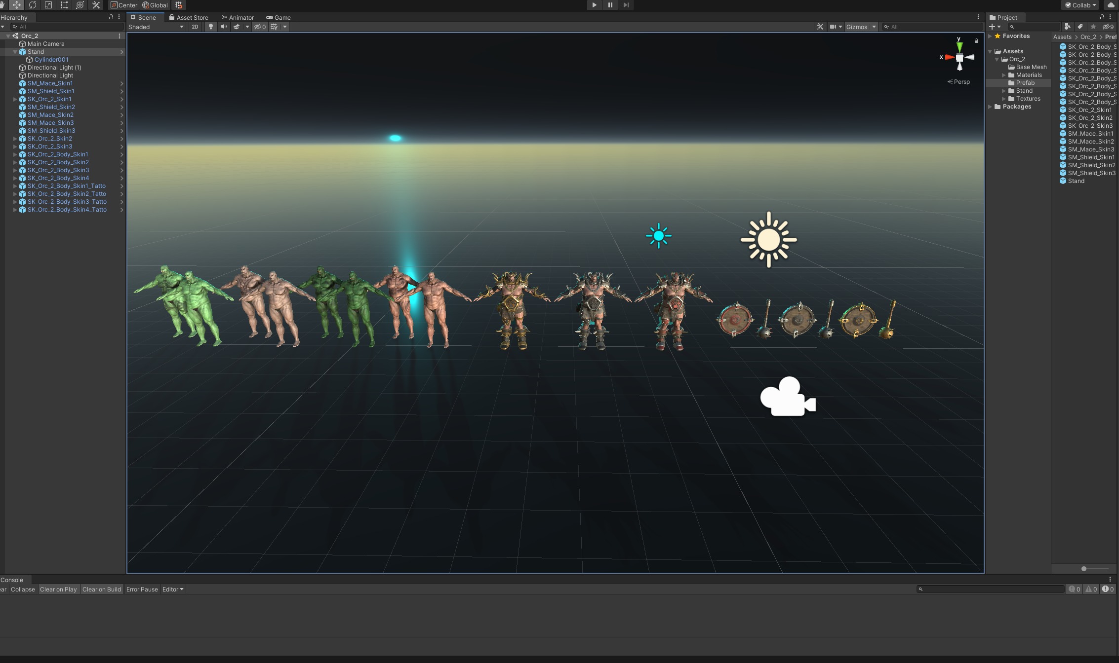 Orc 2 Low-poly 3D model_24