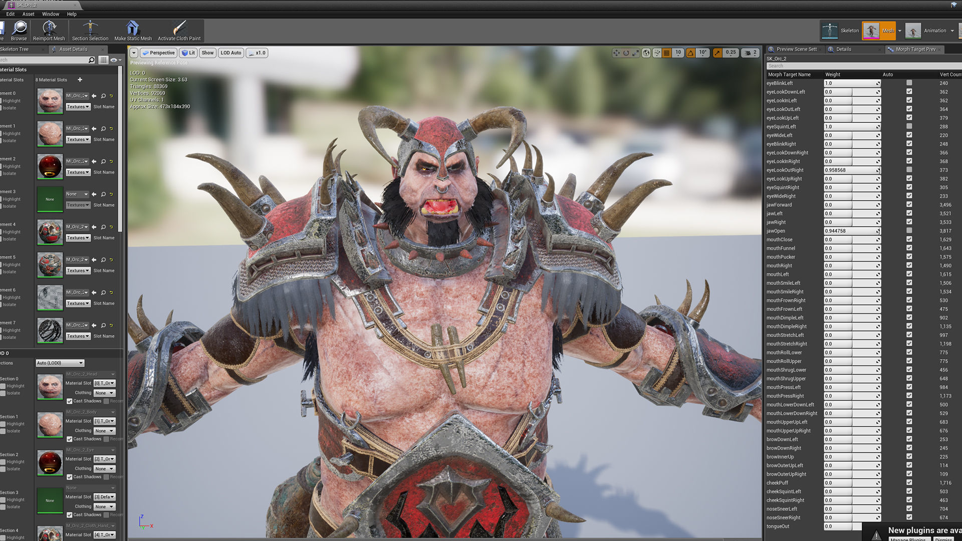 Orc 2 Low-poly 3D model_37