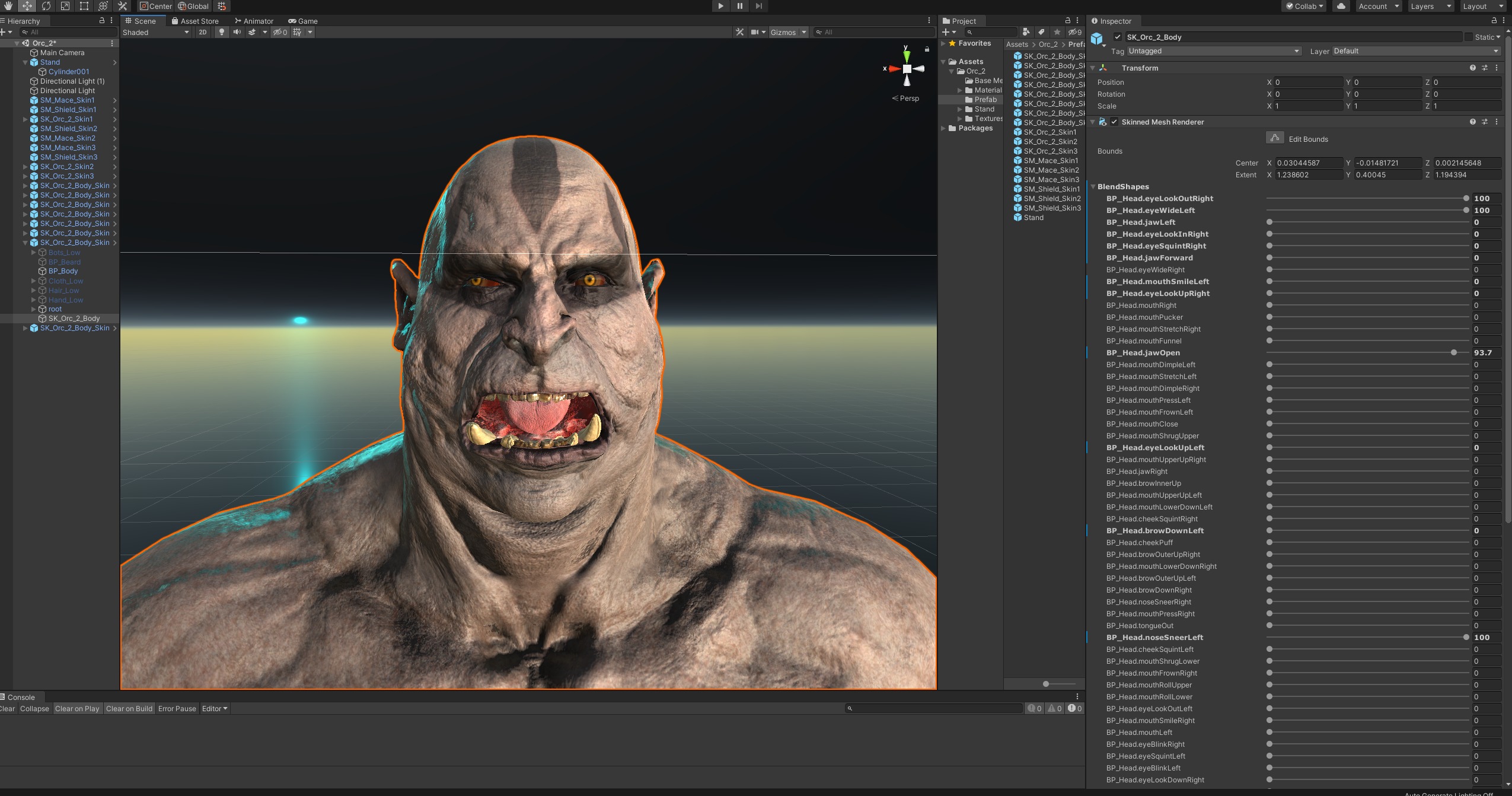 Orc 2 Low-poly 3D model_31