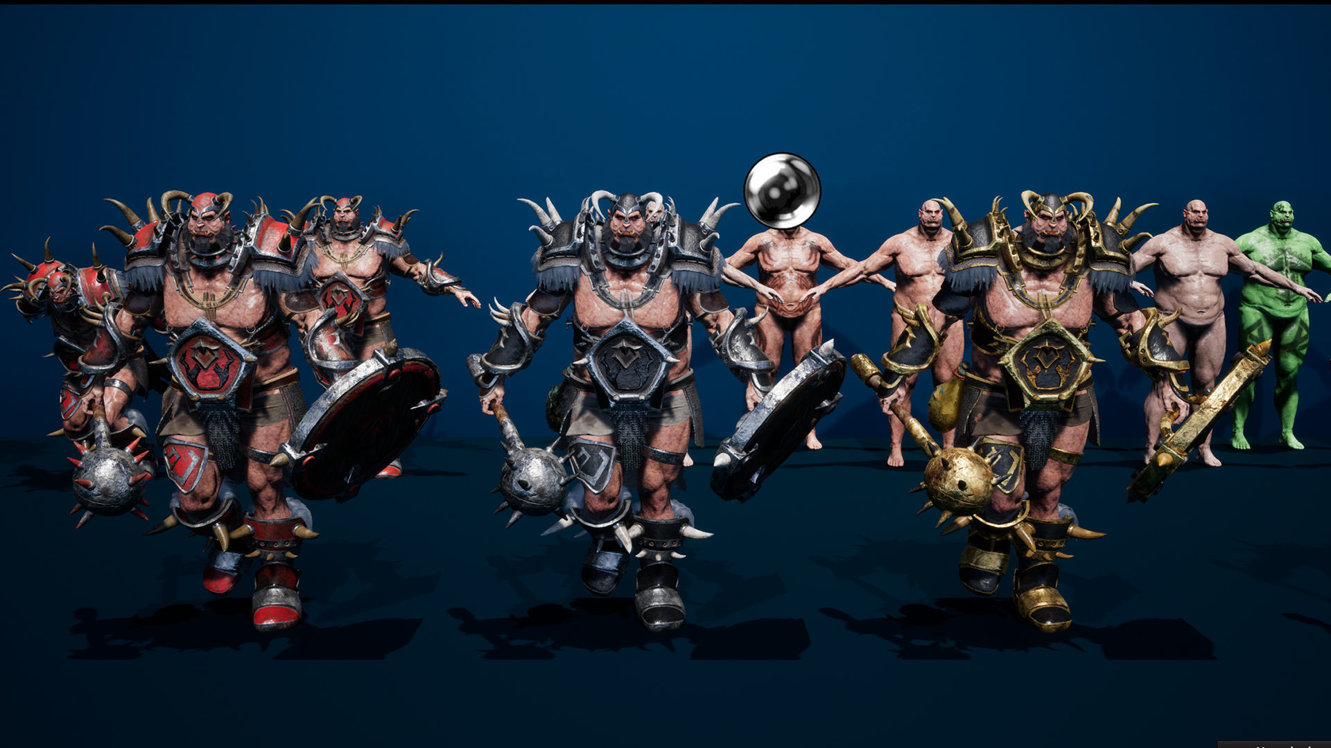 Orc 2 Low-poly 3D model_32