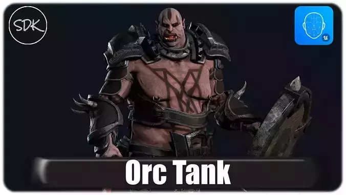 Orc 2 Low-poly 3D model