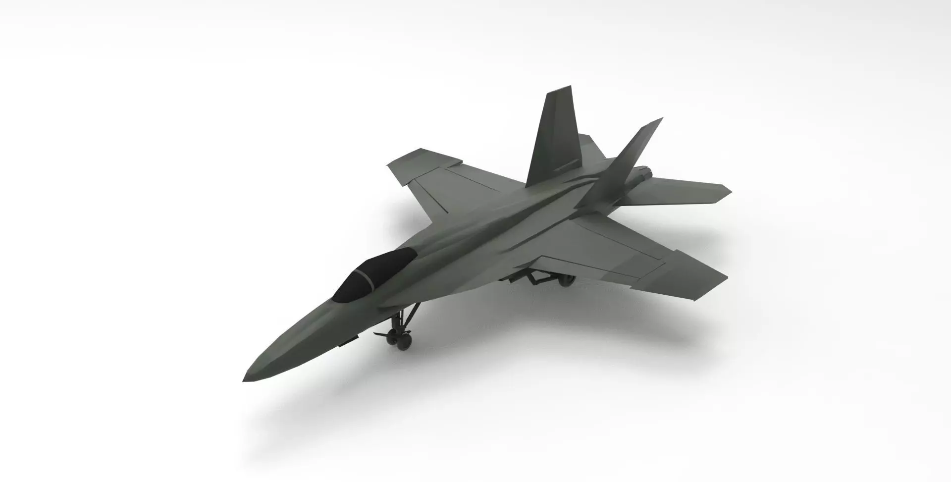 Boeing FA-18EF Super Hornet 3D model_0