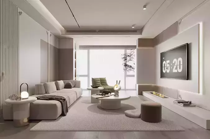 Indoor apartment living room11