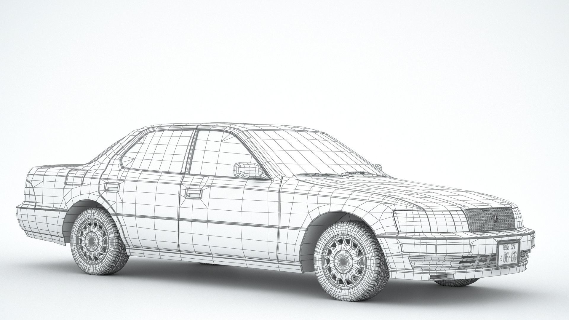 Lexus LS 400 1989 3D model_12