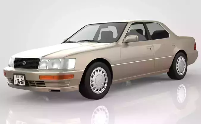 Lexus LS 400 1989 3D model | CGTrader
