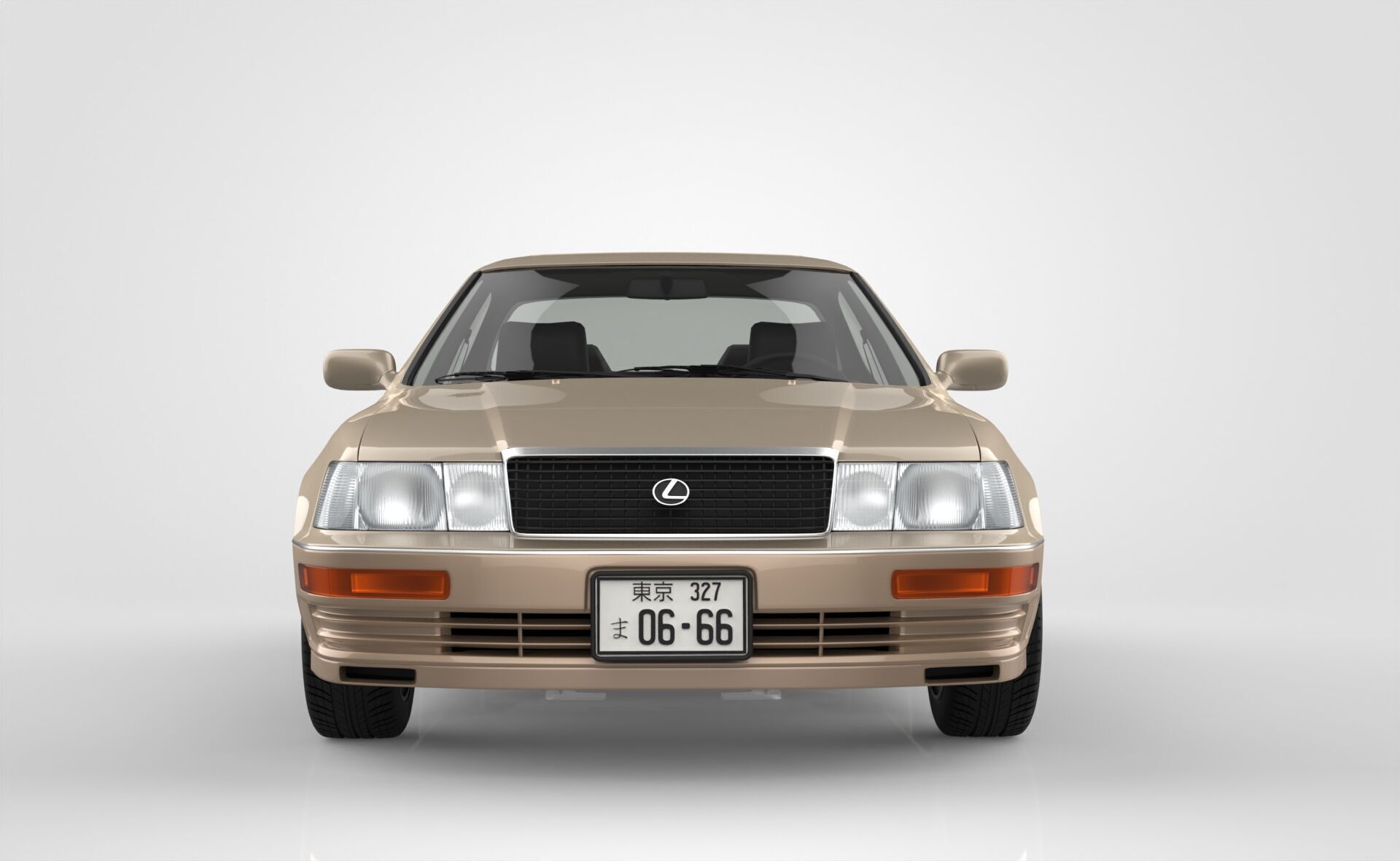 Lexus LS 400 1989 3D model_10