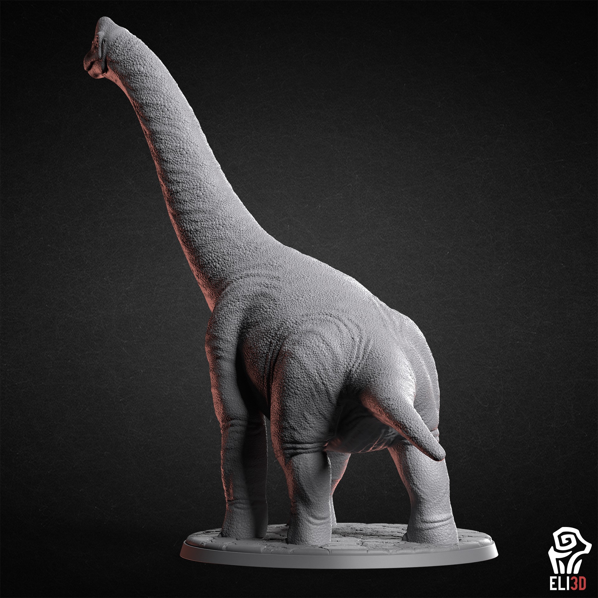 Brachiosaurus - Dinosaur 3D print model_1