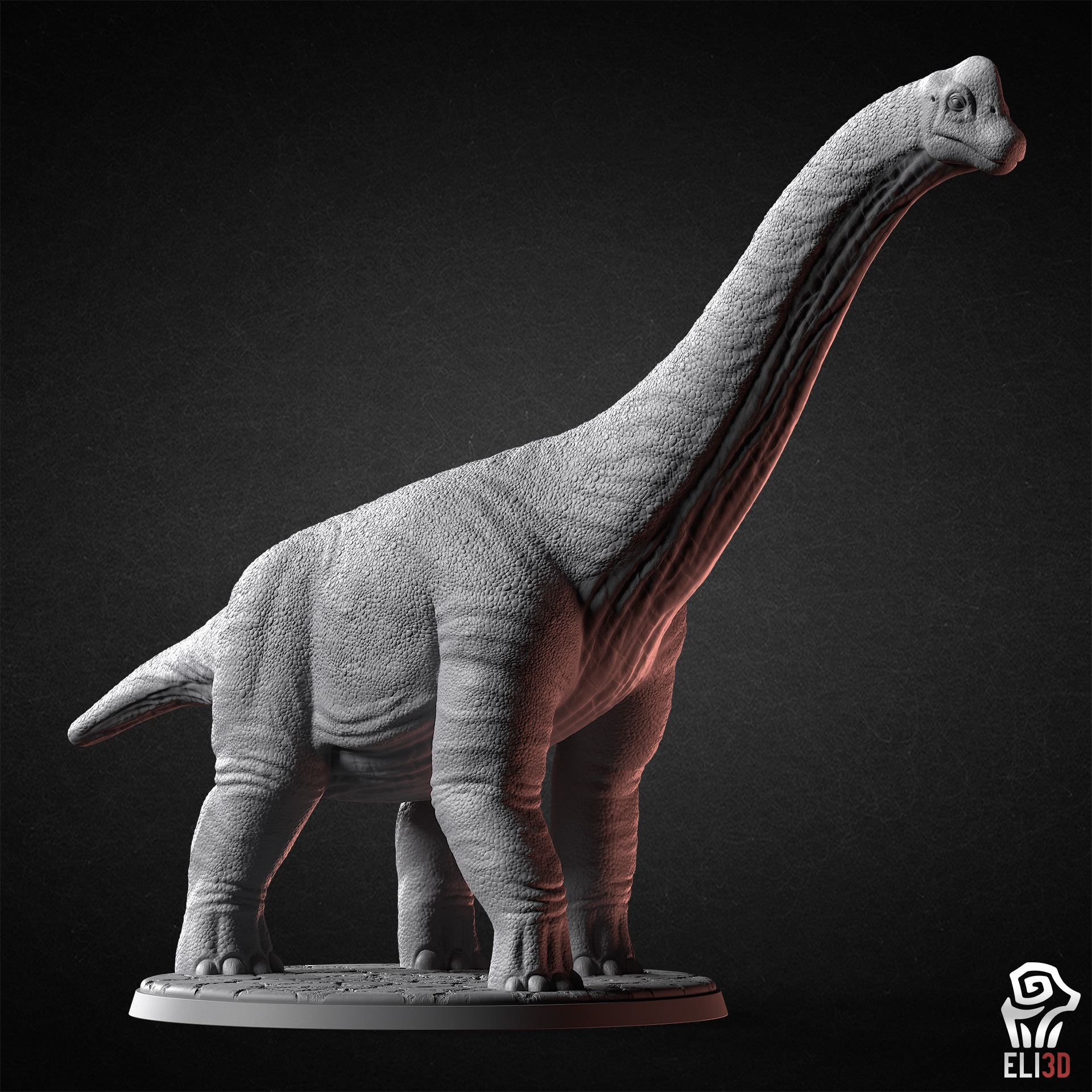 Brachiosaurus - Dinosaur 3D print model_2