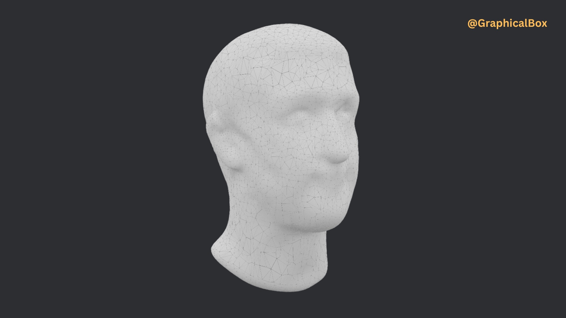 Mark Zuckerberg 3D Head Model Low-poly 3D model_4