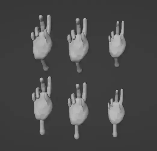 Star Wars Black Series Force Hand Mind Trick Set Style 3