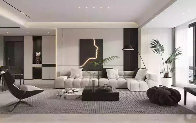 Apartment living room 26