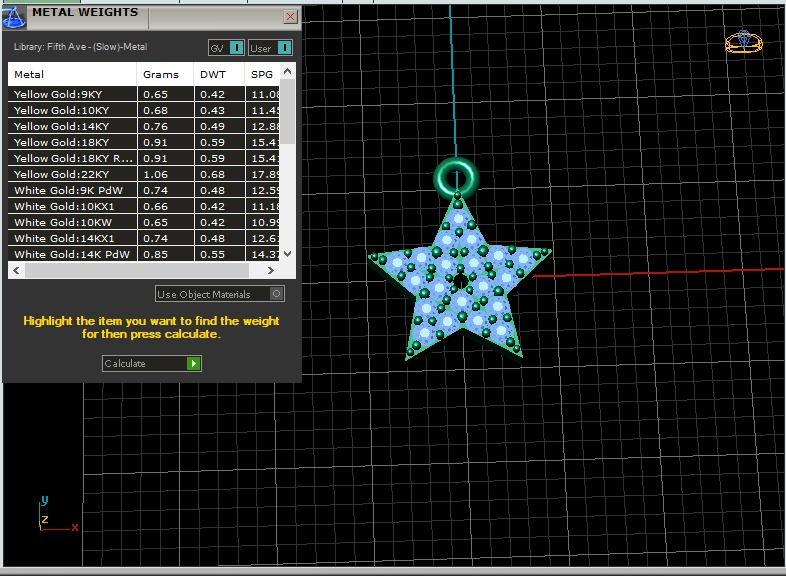 Star pendants 3D print model_5