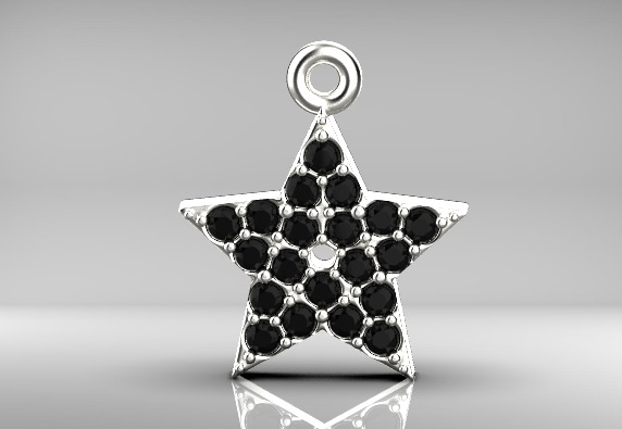 Star pendants 3D print model_11