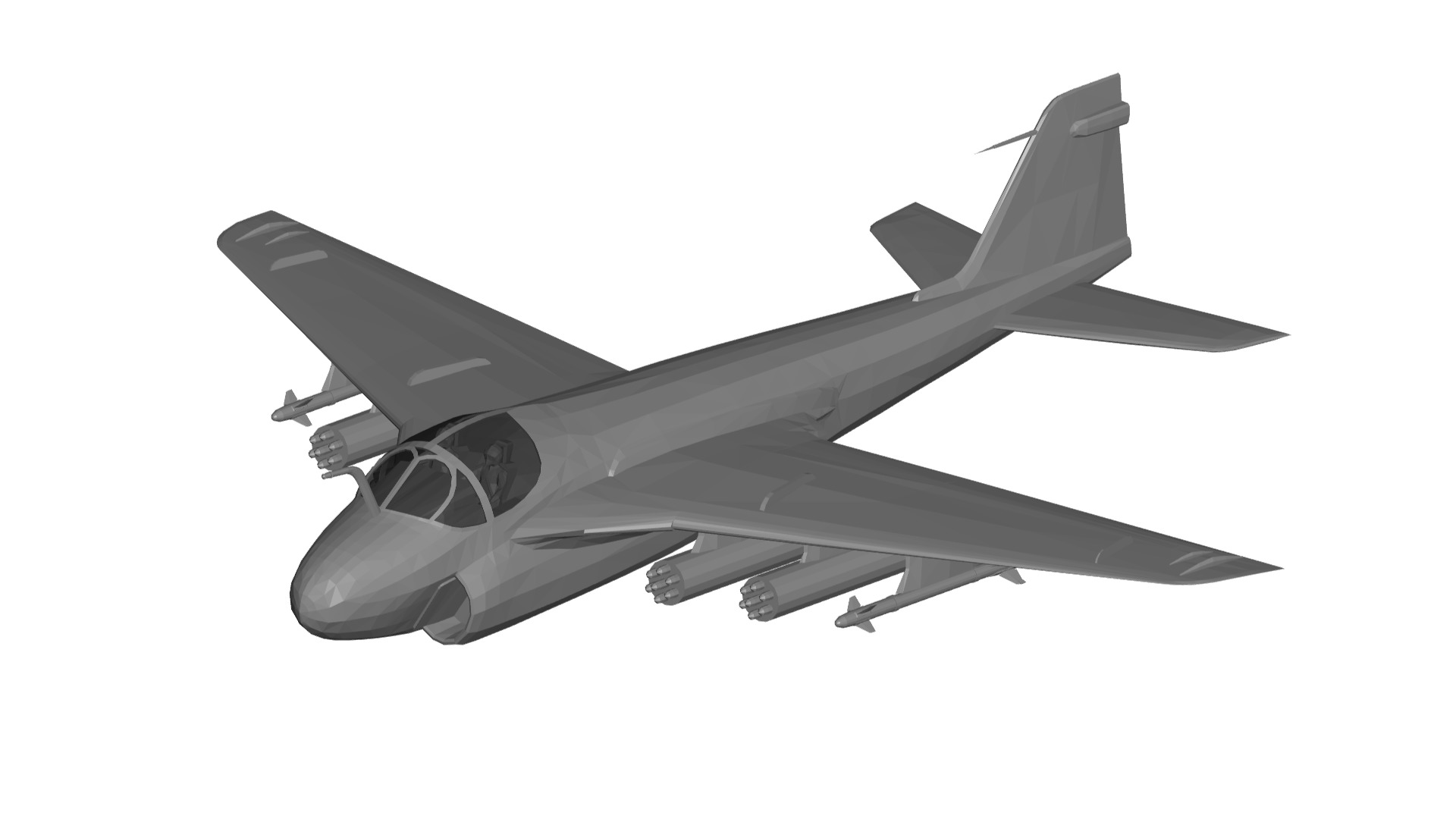 Grumman A-6 Intruder 3D model_1