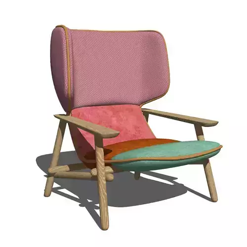 Lilo Wing Chair by Moroso