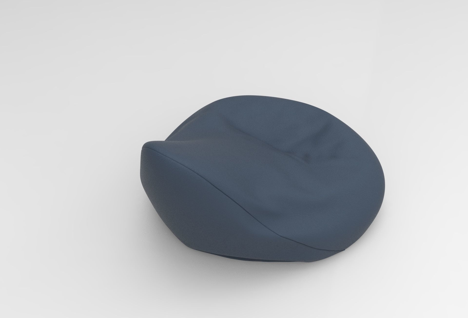 Zimba Mini Pouf Low-poly 3D model_1