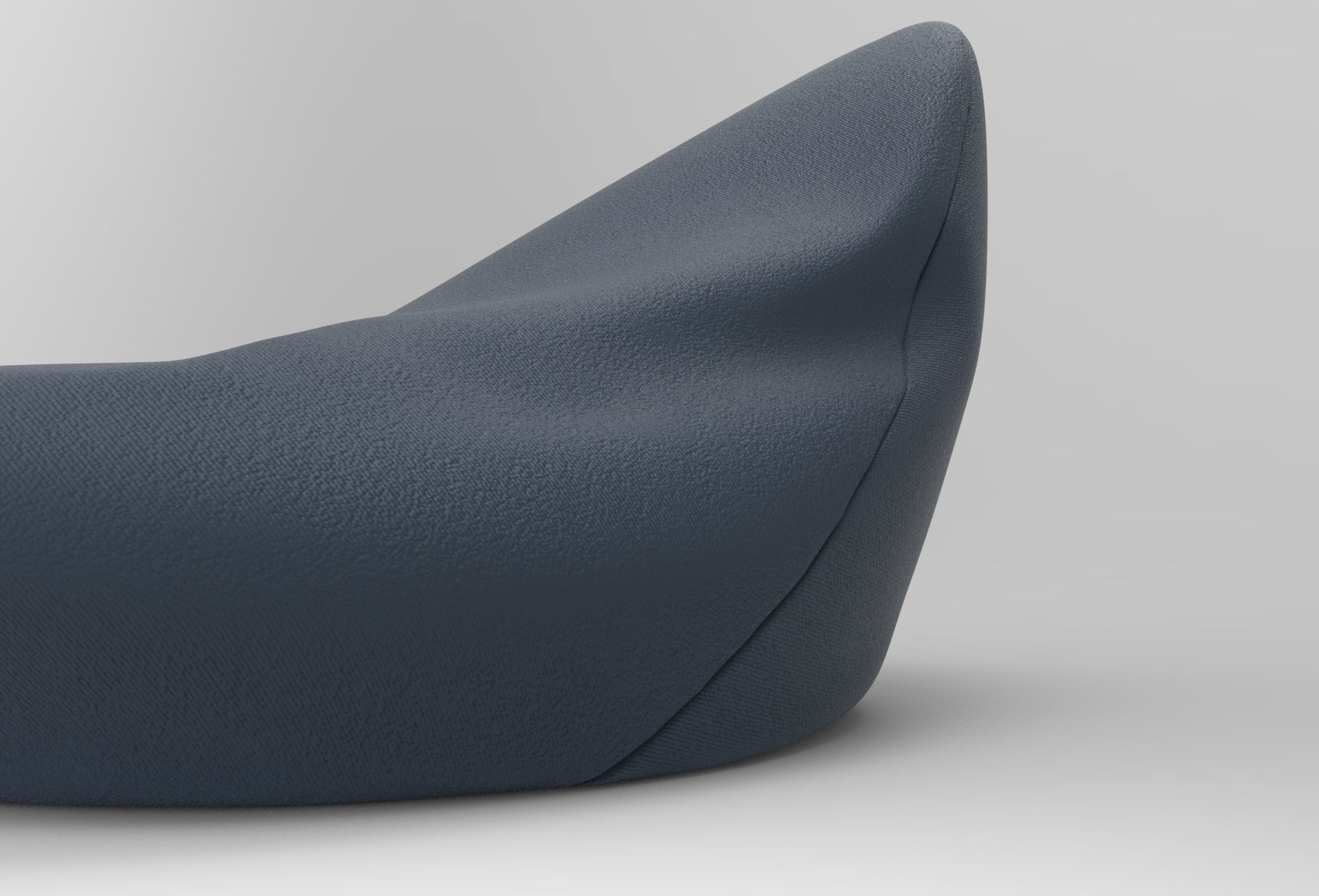 Zimba Mini Pouf Low-poly 3D model_4