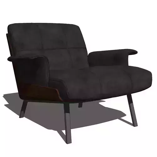 Daiki Lounge Armchair by Minotti