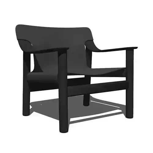 Bernard Lounge Chair Black by Hay