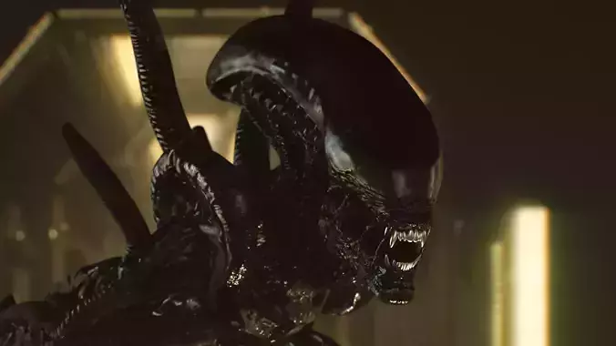 XENOMORPH 3D MODEL Low-poly 3D model