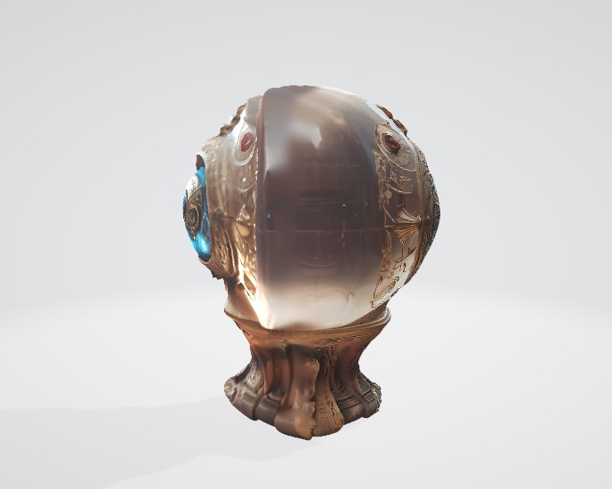 Ancient Relic Mystical Artifact 3D Model 3D model_1