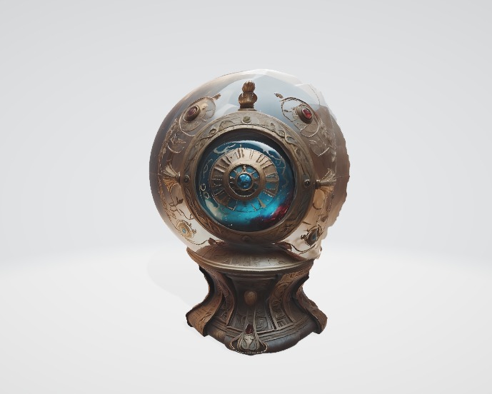 Ancient Relic Mystical Artifact 3D Model 3D model_4