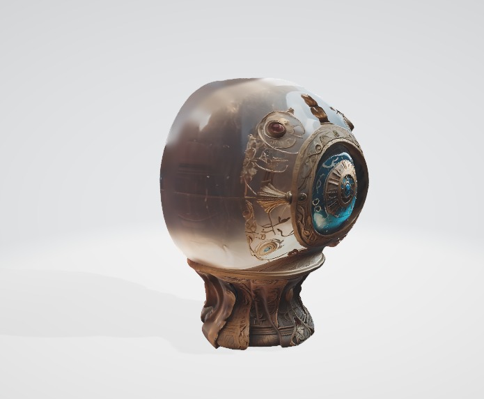 Ancient Relic Mystical Artifact 3D Model 3D model_2