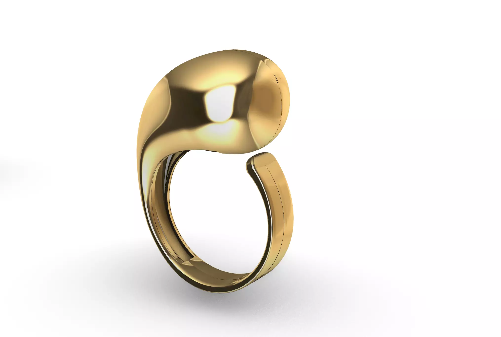 BOTTEGA VENETA Drop Ring 3D print model