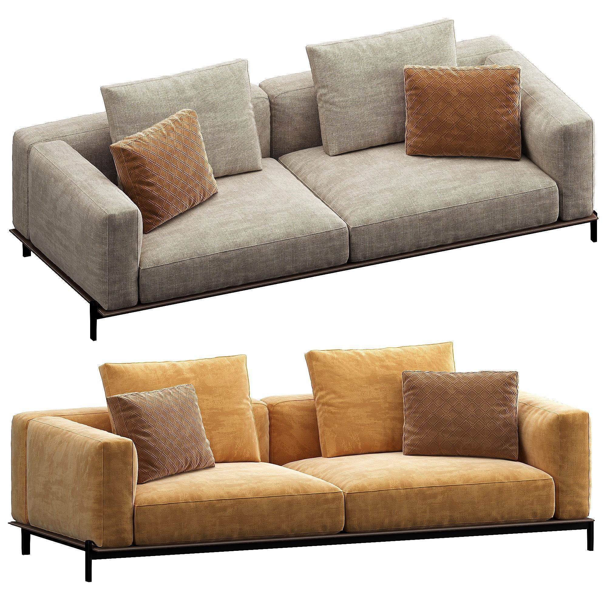 Brera Sofa 3D model_1