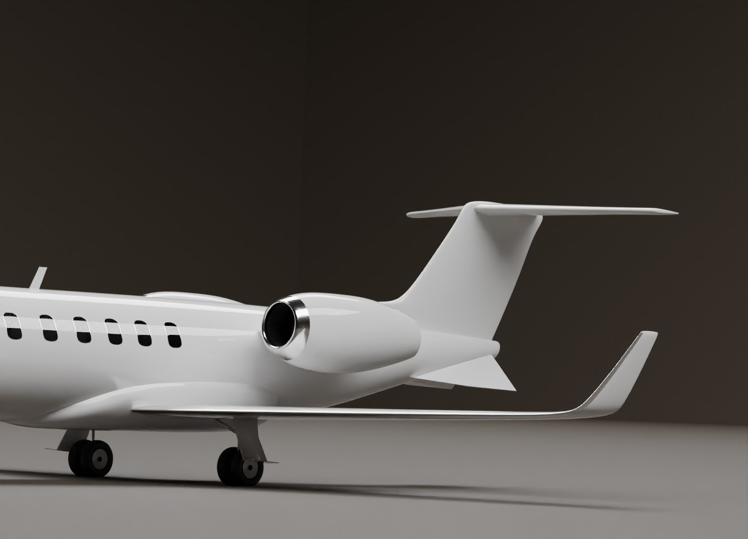 Bombardier Learjet LJ45 3D model_7