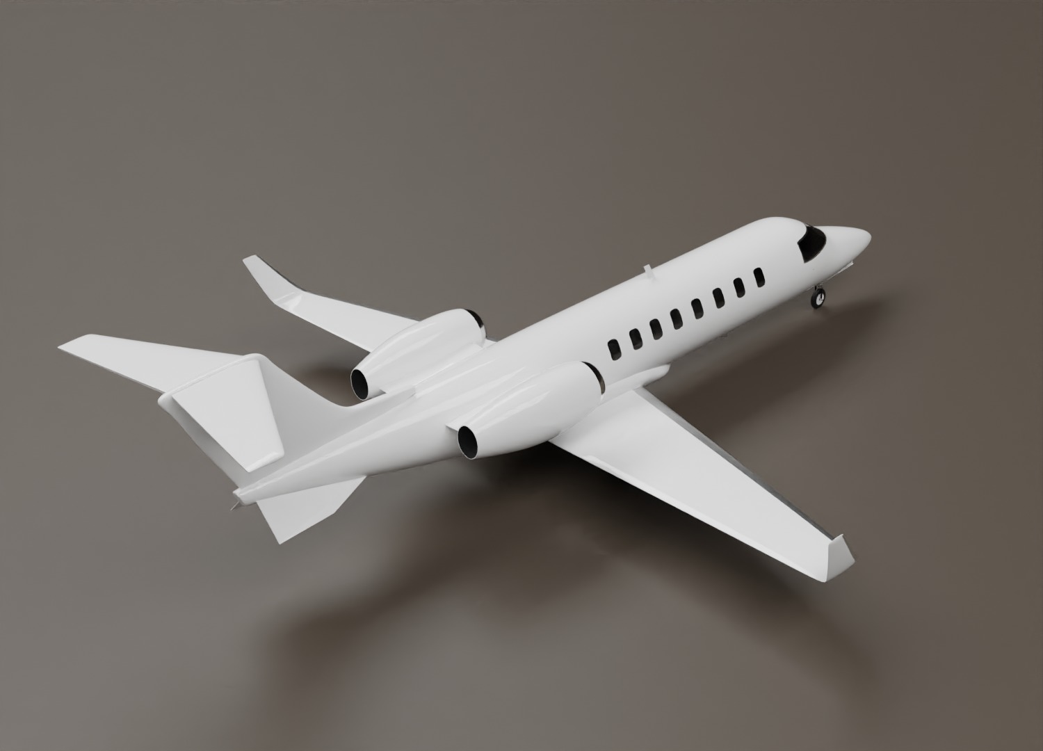 Bombardier Learjet LJ45 3D model_1