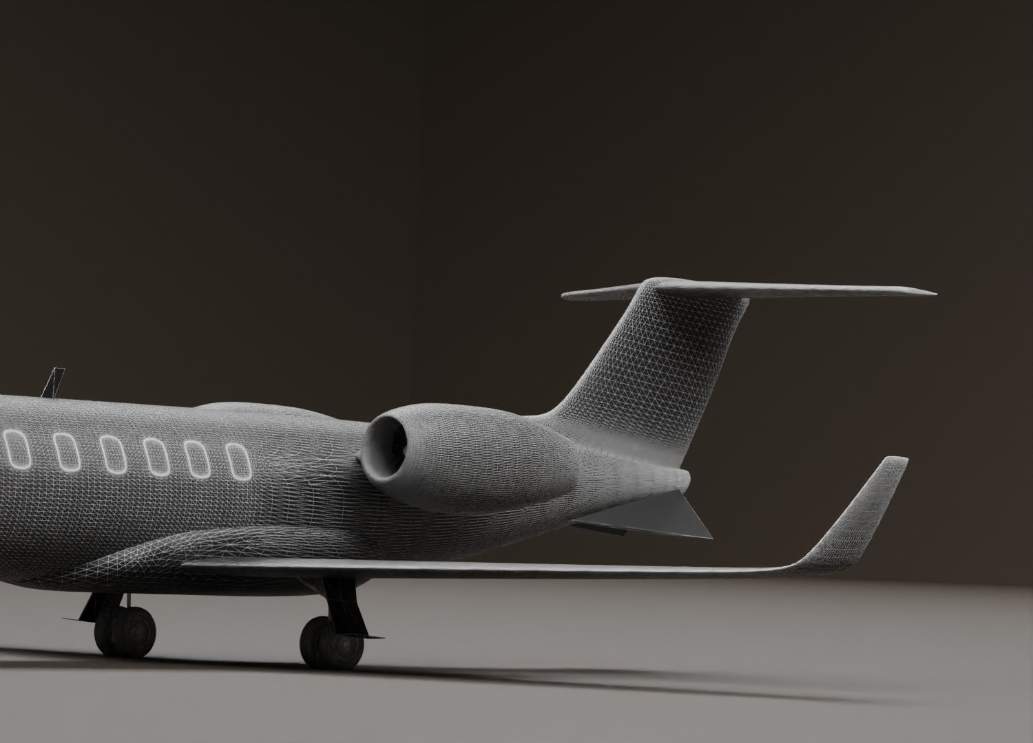 Bombardier Learjet LJ45 3D model_9