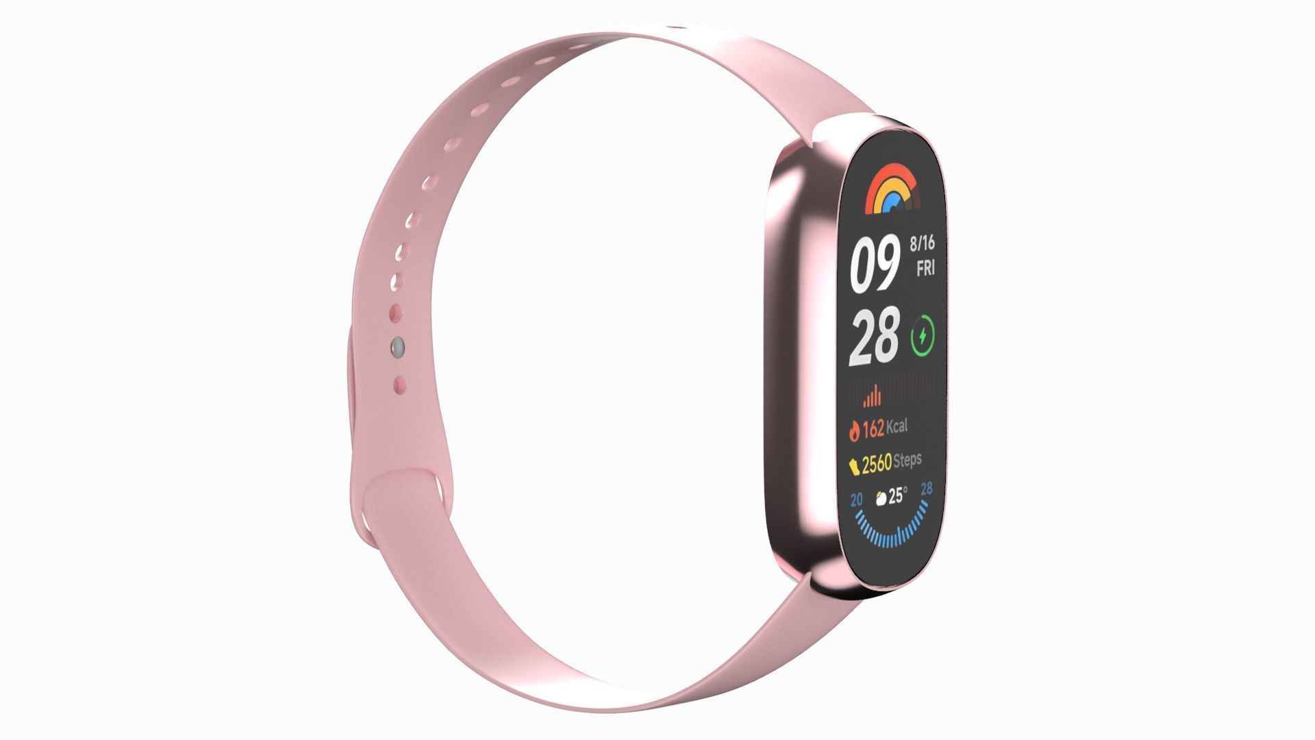Xiaomi Smart Band 9 Pink 3D model_14