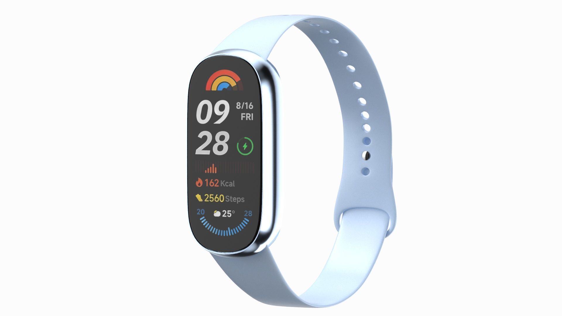 Xiaomi Smart Band 9 Pink 3D model_5