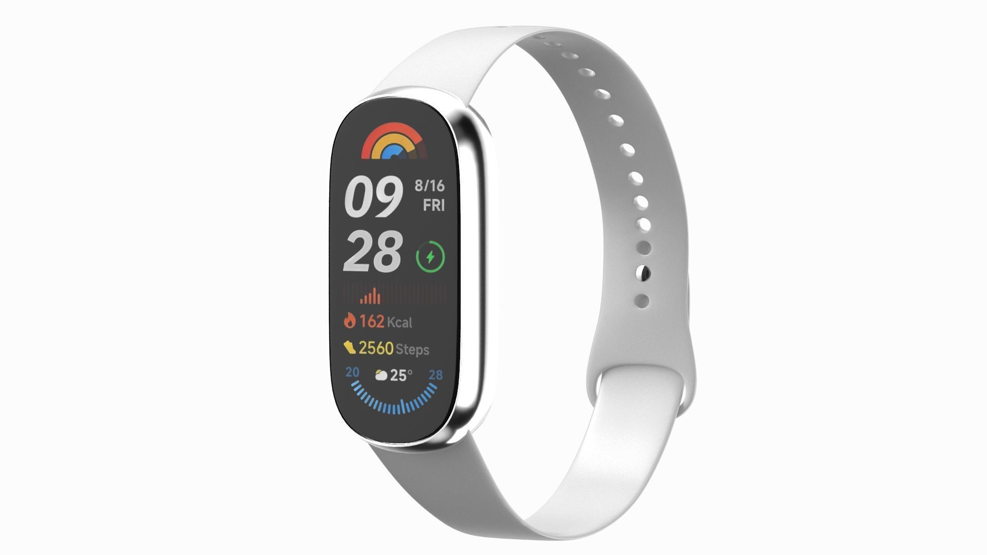 Xiaomi Smart Band 9 Blue 3D model_4
