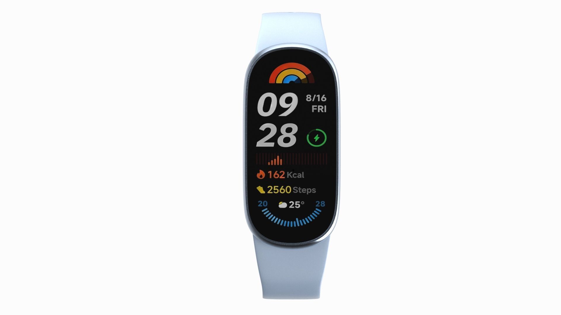 Xiaomi Smart Band 9 Blue 3D model_15