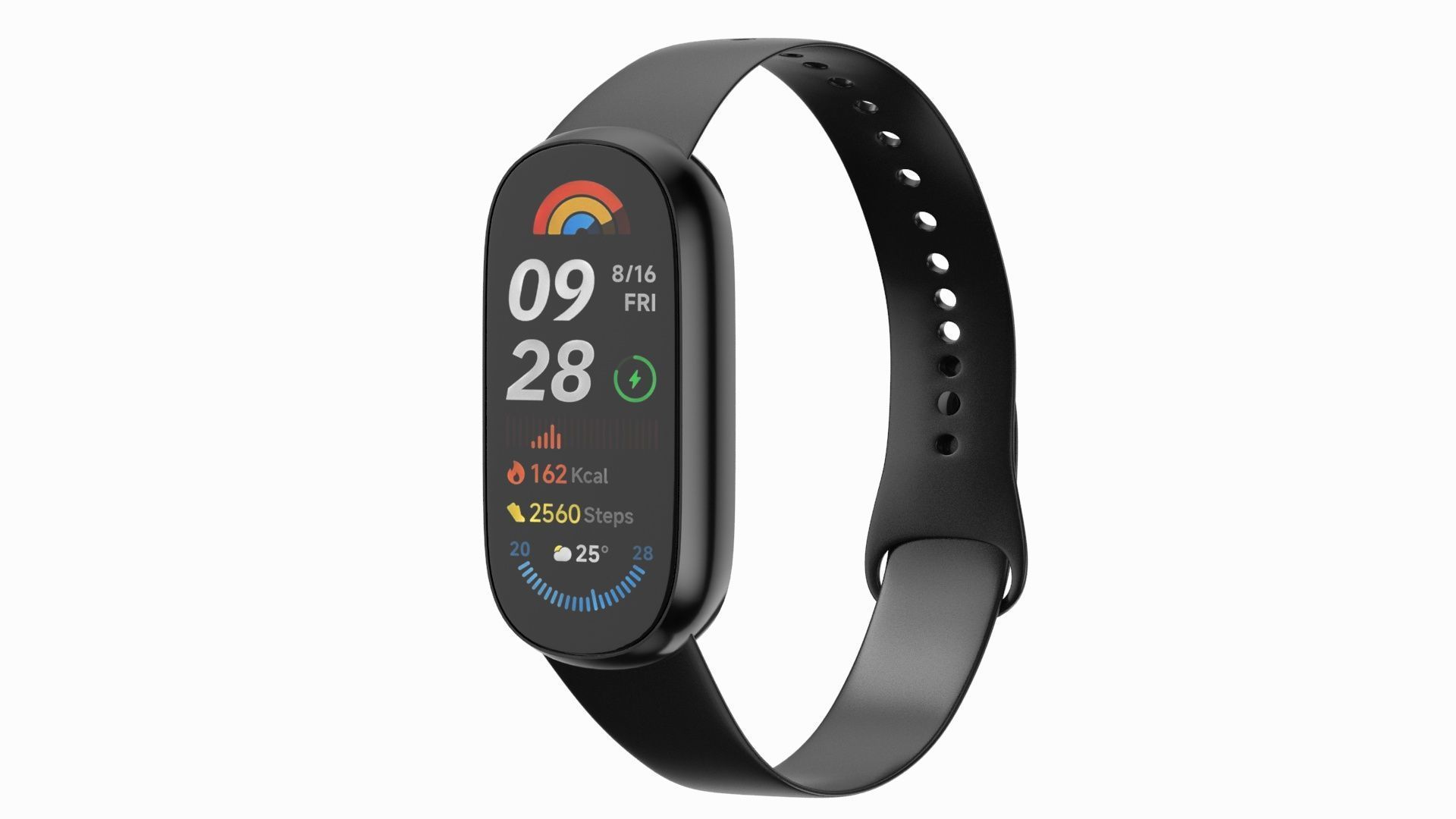 Xiaomi Smart Band 9 Blue 3D model_3