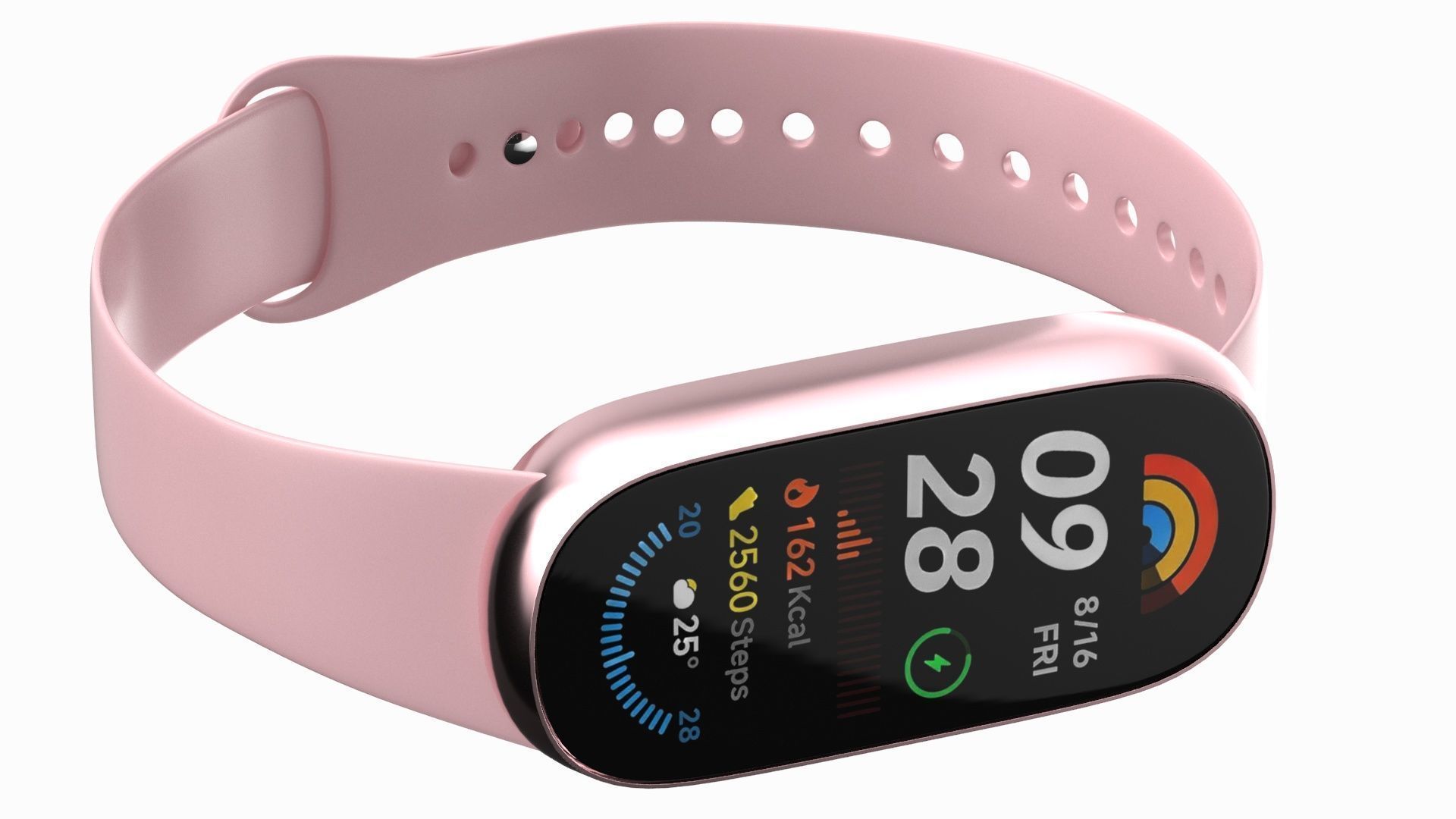 Xiaomi Smart Band 9 Blue 3D model_9