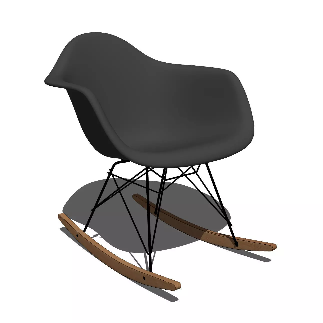 Armchair Rocker by Vitra Eames 3D model