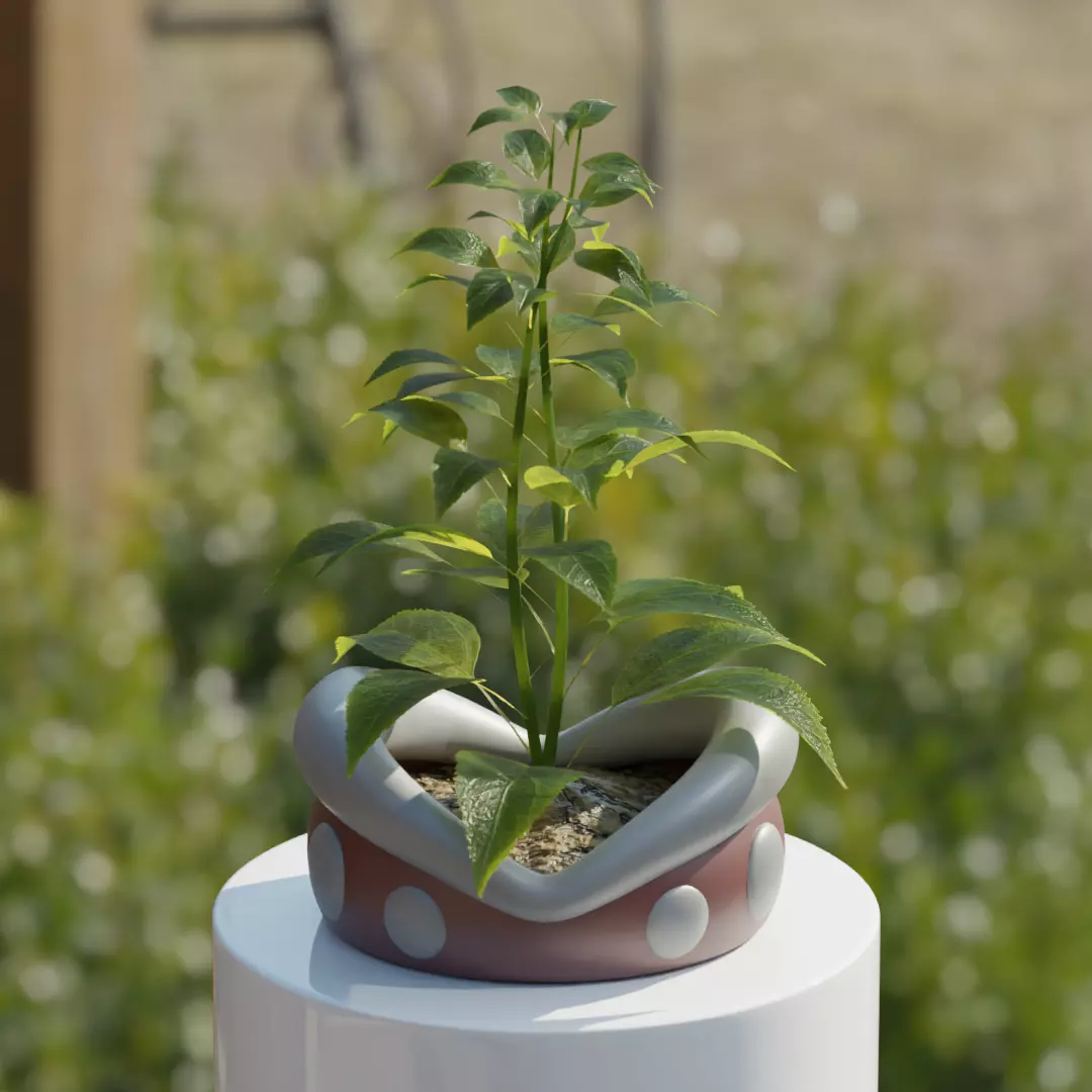 Piranha Plant Pot 3D model