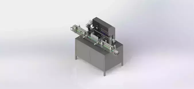 RinserBottleCleaningMachine 3D model
