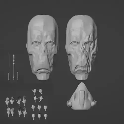 Star Wars the Black Series Darth Plagueis Head hand bundle kit